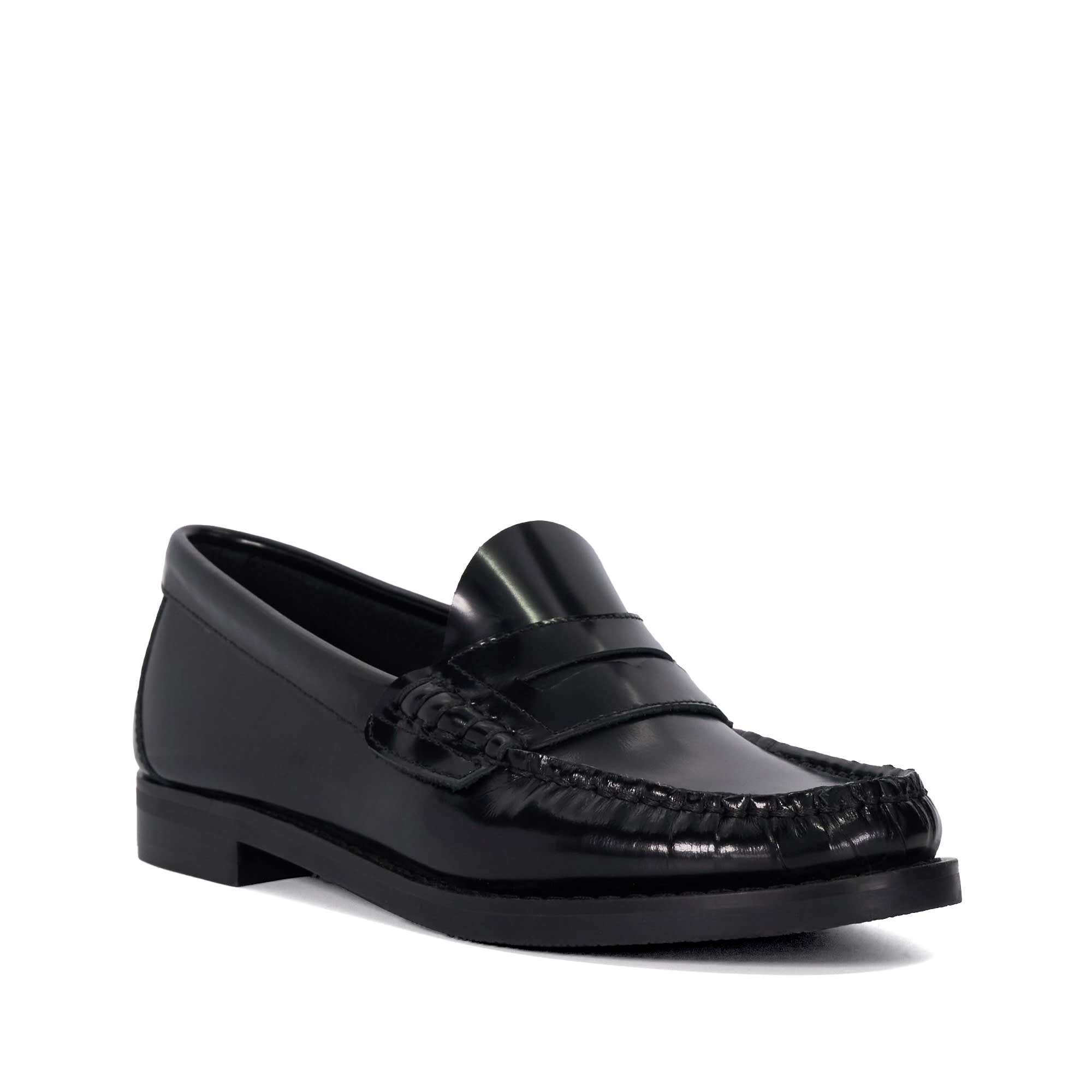 Dune Ginni Leder Damenschuhe Schwarz