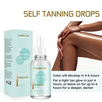 30ml Self -Tanning Drops Body Self Tanner Sunless Tanning Lotion for Natural-Looking Tanner For Body
