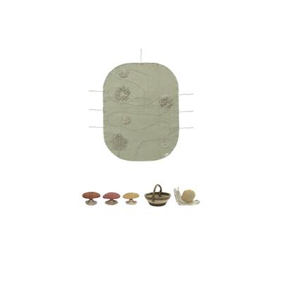 Lorena Canals Unisex Snail Toy Set for Children - Age 3+ Years - Multicolor