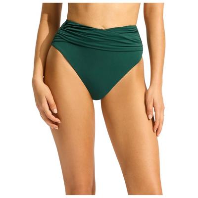 Seafolly - Women's Collective High Waist Wrap Front Pant - Bikini-Bottom Gr 40 bunt Image