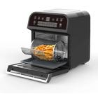 Topmatic XXL Heißluftfritteuse 12L schwarz DAF-1601.12LB 1600W Digitales Touch-Bedienfeld 60M. Timer