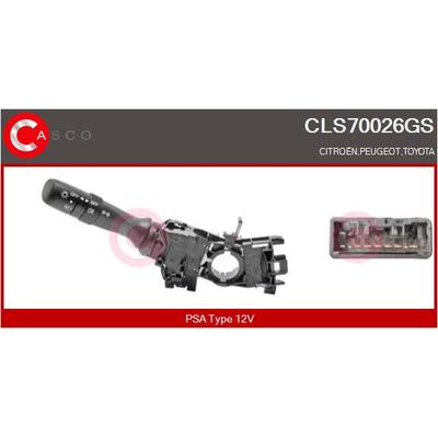 CASCO Lenkstockschalter 12V für CITROËN/PEUGEOT TOYOTA 6253A0 84140-0H010 CLS70026GS Image