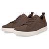 Sneaker ECCO "BYWAY", Herren, Gr. 47, braun (dunkelbraun), Nubukleder, sportlich, Schuhe, Schnürschuh, Halbschuh, Freizeitschuh mit griffiger Laufsohle