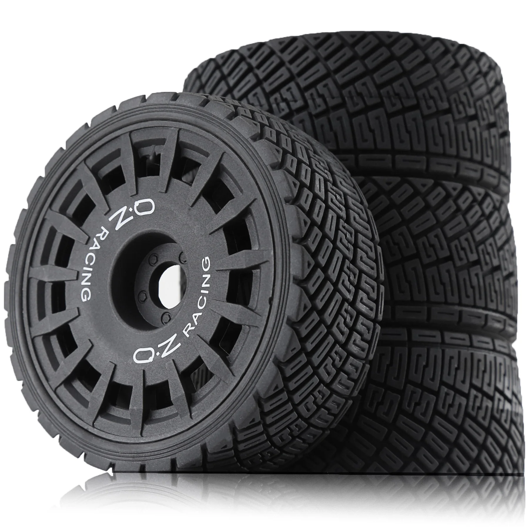 4 Stück 1/8 RC Rallye-Autoreifen auf Straßenreifen für Rennwagen im Maßstab 1:7, KM WRC C3 ARRMA Felony Infraction Limitless RC On-Road Car