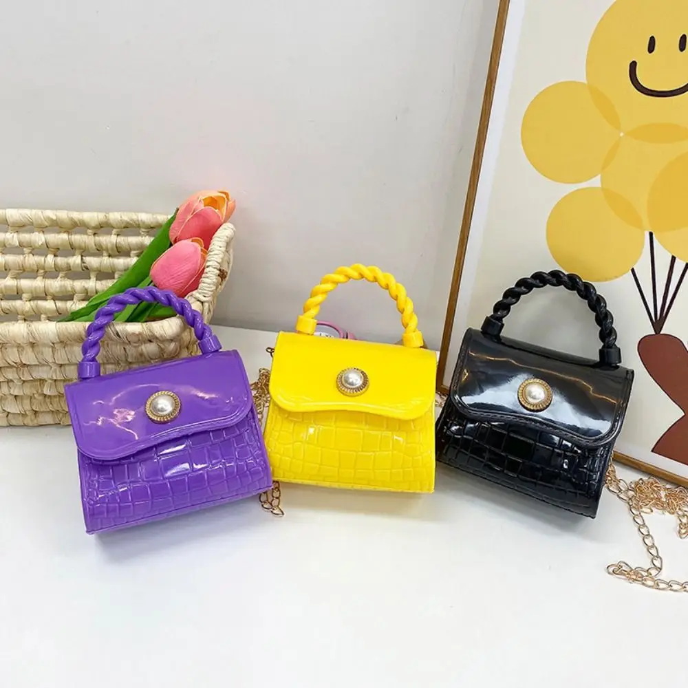 Kinder Sommer Umhängetasche neue Mode Mädchen Mini Gelee Handtasche kleines Mädchen Münz geldbörse Umhängetasche Image
