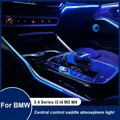 Console centrale Trim Luce ambientale a LED per BMW Serie 3 4 G20 G22 G23 G26 M3 G80 M4 G82 G83 LHD 11 colori Lampada interna decorativa