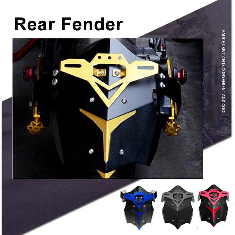 Per Yamaha MT07 MT-07 MT09 Z800 parafango posteriore parafango parafango parafango parafango moto copriruota posteriore nero/blu/giallo/rosso
