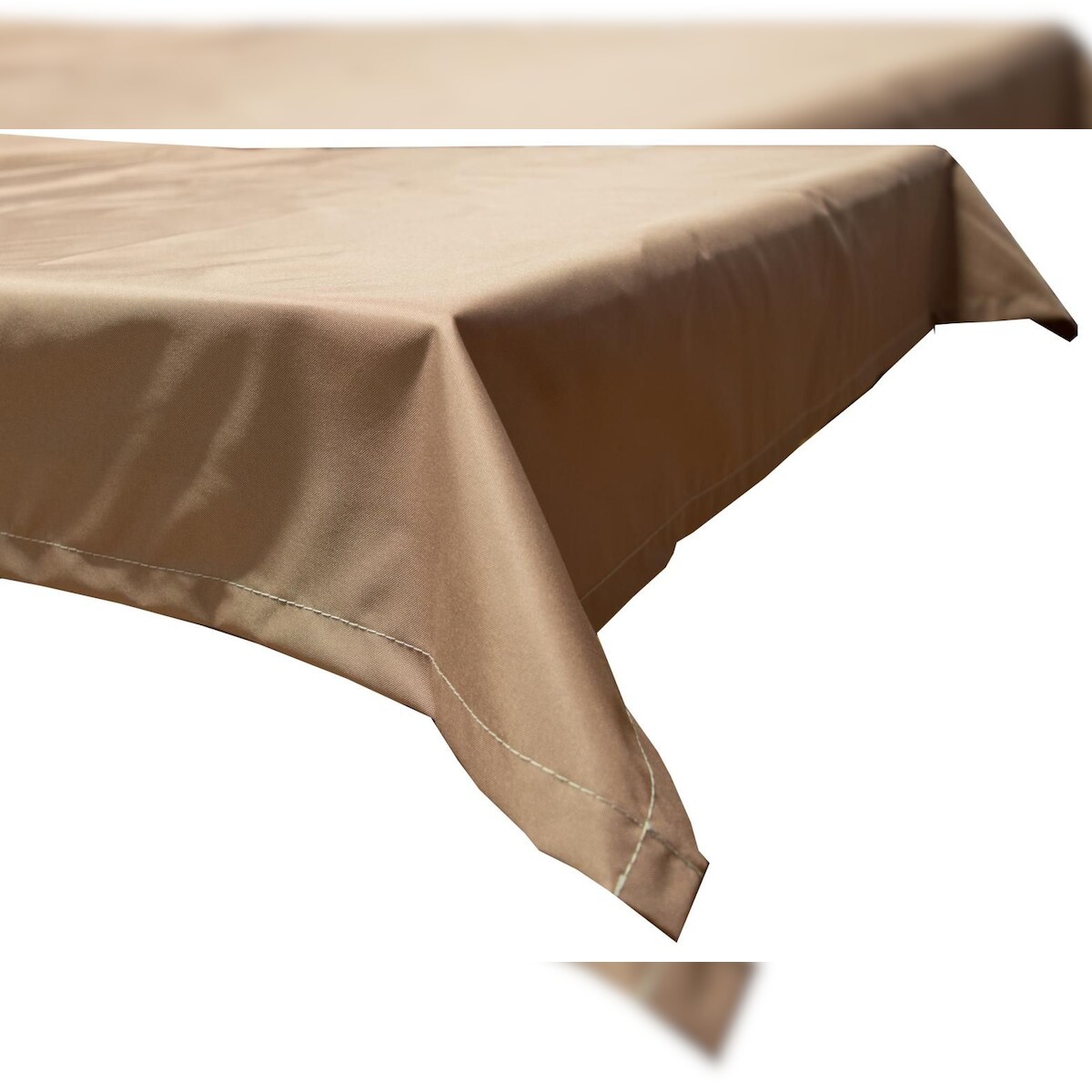 acamp Tischdecke 110x140 cm wasserabweisend mit Windport kakao Image