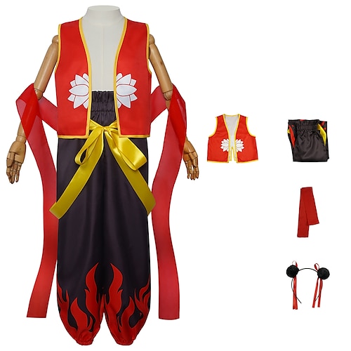 Buchwoche 2026 Schneekönigin Ao Bing Ne Zha Shen Gongbao Cosplay Kostüm Cosplay for Herren Damen Jungen Kinder Erwachsene Karneval Maskerade Veranstaltung / Fest Maskerade Image