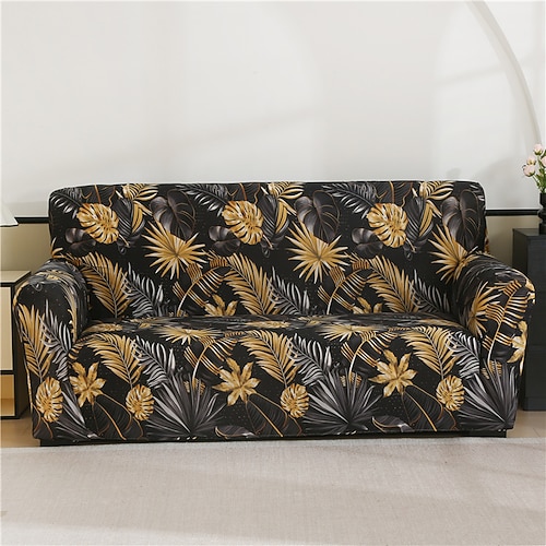 Bedruckter Sofabezug, elastischer Sofabezug in L-Form, Couchbezug, Möbelschutz für Schlafzimmer, Büro, Wohnzimmer, Heimdekoration Image