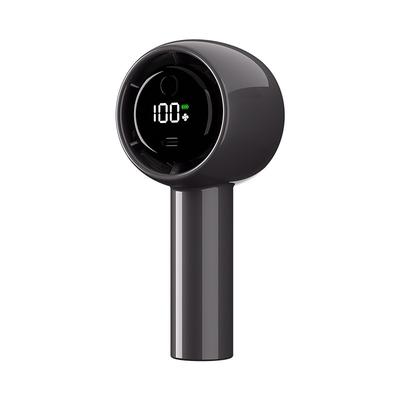 High Power Portable Handheld Fan – LED Display USB Rechargeable Mini Cooling Fan with 5 Speeds and Long Battery Life