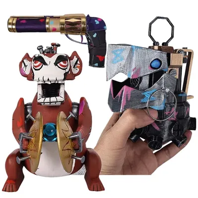 Jinx Cosplay Antitank Grenade Ornament Acrane Disguise LOL Arms Props Roleplay Women Halloween