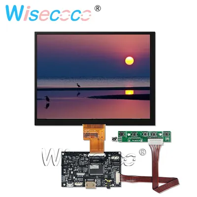 HJ080IA-01E 8 inch IPS monitor display LCD TFT resolution 1024*768 with 40 pin LVDS control