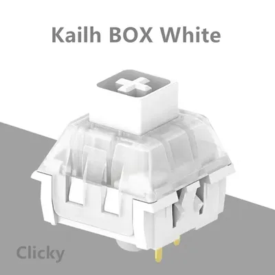 Kailh Box White Switch Custom Mechanical Keyboard Switches 3 Pins 55g Clicky Tactile Box White SMD