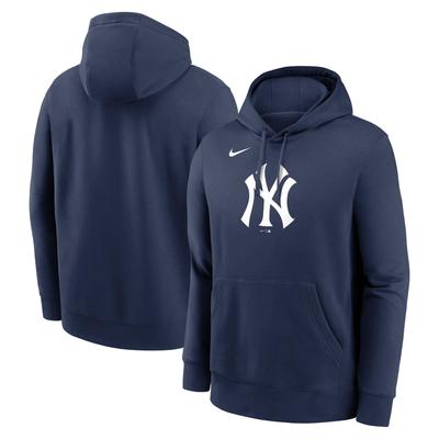 New York Yankees Nike Logo Club Fleece Hoodie - Herren Image
