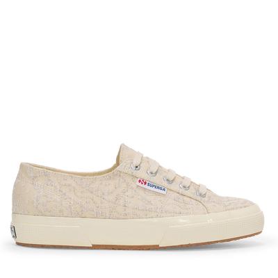 Superga 2750 Paisley Embroidery - Beige dirty White Trainers