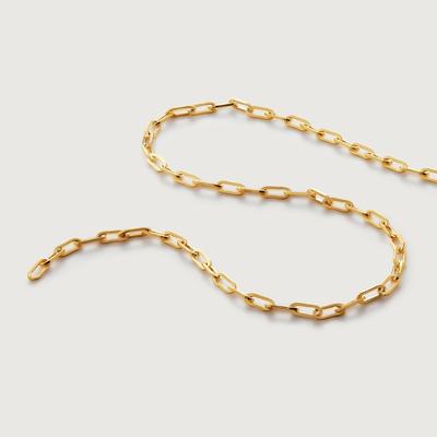 Gold Paperclip Chain Necklace 18'
