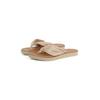 Zehentrenner TOMMY HILFIGER "TH ELEVATED BEACH SANDAL", Damen, Gr. 35, braun (hellbraun), Textil, sportlich, Schuhe, Sommerschuh, Bequemschuh, Flats, Schlappen mit TH-Schmuckelement