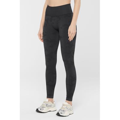 Leggings SENSES.THE LABEL, Damen, Gr. M, Normalgrößen, schwarz, Material: 55% Polyamid, 34% Polyester, 11% Elasthan, bedruckt, casual, skinny fit lang, Hosen, mit Elastikbund Image