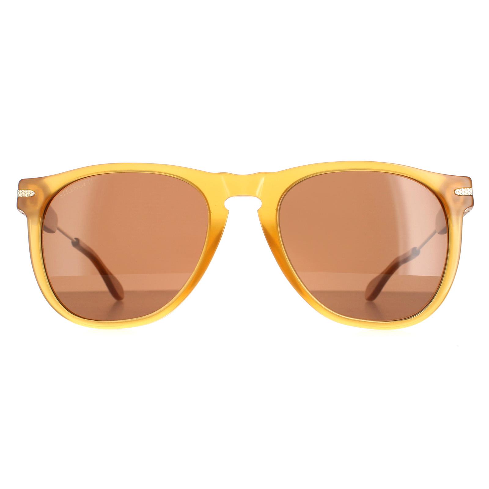 Lunettes de soleil Serengeti Amboy SS530002 GOLD GOLD GOLD POLARISED POLALISE BRORN Image