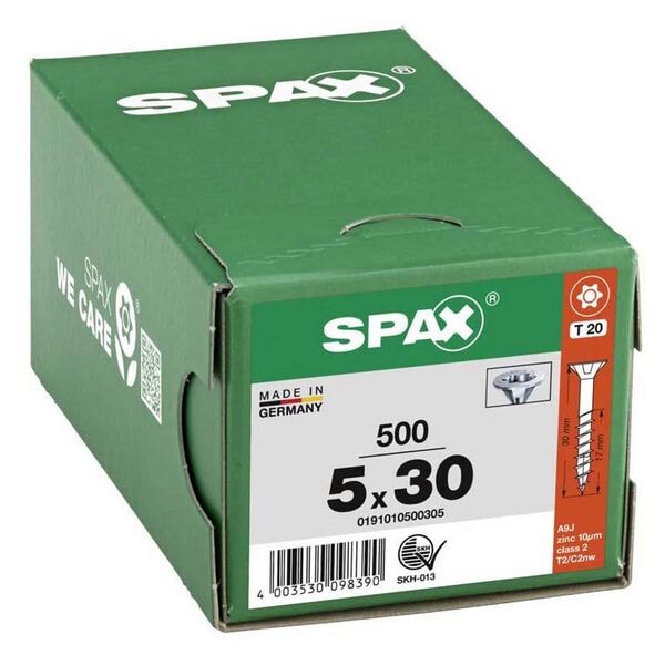 SPAX Universalschrauben T20 Senkkopf WIROX 5 x 30 mm 500 St. Image