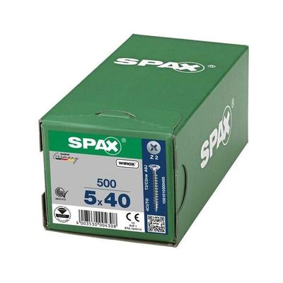 SPAX Universalschrauben Z2 Senkkopf WIROX 5 x 40 mm 500 St.