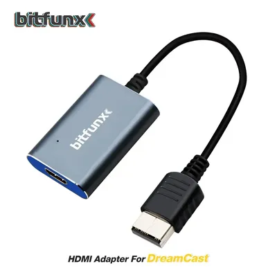 BitFunx HDMI-Compatible Video Game Adapter For SEGA Dreamcast Game Console Support Display Modes