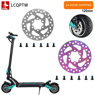 120mm Disc Brake Rotor for VSETT 9 9+ ZERO 8X 9 Electric Scooter Universal Brake Disc with Screws