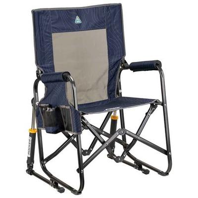 GCI Outdoor Stowaway Rocker Chair - Navy Topo
