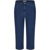 7/8-Hose KJBRAND "Betty", Damen, Gr. 52K (26), K-Gr, blau (denim stoned), Denim/Jeans, Obermaterial: 71% Baumwolle, 25% Polyester, 4% Elasthan, casual, regular fit 7/8-Länge, Hosen, in großen Größen