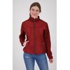 Strickfleecejacke DEPROC ACTIVE "LAKE RODELL WOMEN", Damen, Gr. 40/42 (M), rot, 100% Polyester, sportlich, tailliert, Langarm gerader Abschluss mit innenliegendem Gummizug, Jacken, auch in Großen Größen erhältlich
