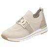 Slip-On Sneaker REMONTE, Damen, Gr. 42, beige (hellbeige), Textil, Lederimitat, unifarben, sportlich, Schuhe, Freizeitschuh, Halbschuh, Slipper mit Gummizug am Schaftrand