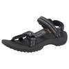 Sandale TEVA "Terra Fi Lite", Gr. 41, grau (schwarz), Textil, gemustert, sportlich, Schuhe Outdoorsandale Riemchensandale Sandale, mit Klettverschluss