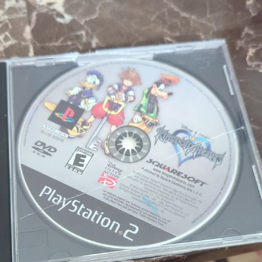 Disney Video Games & Consoles | Kingdom Hearts Playstation 2 Game Disc | Color: Black/Gray | Size: Os