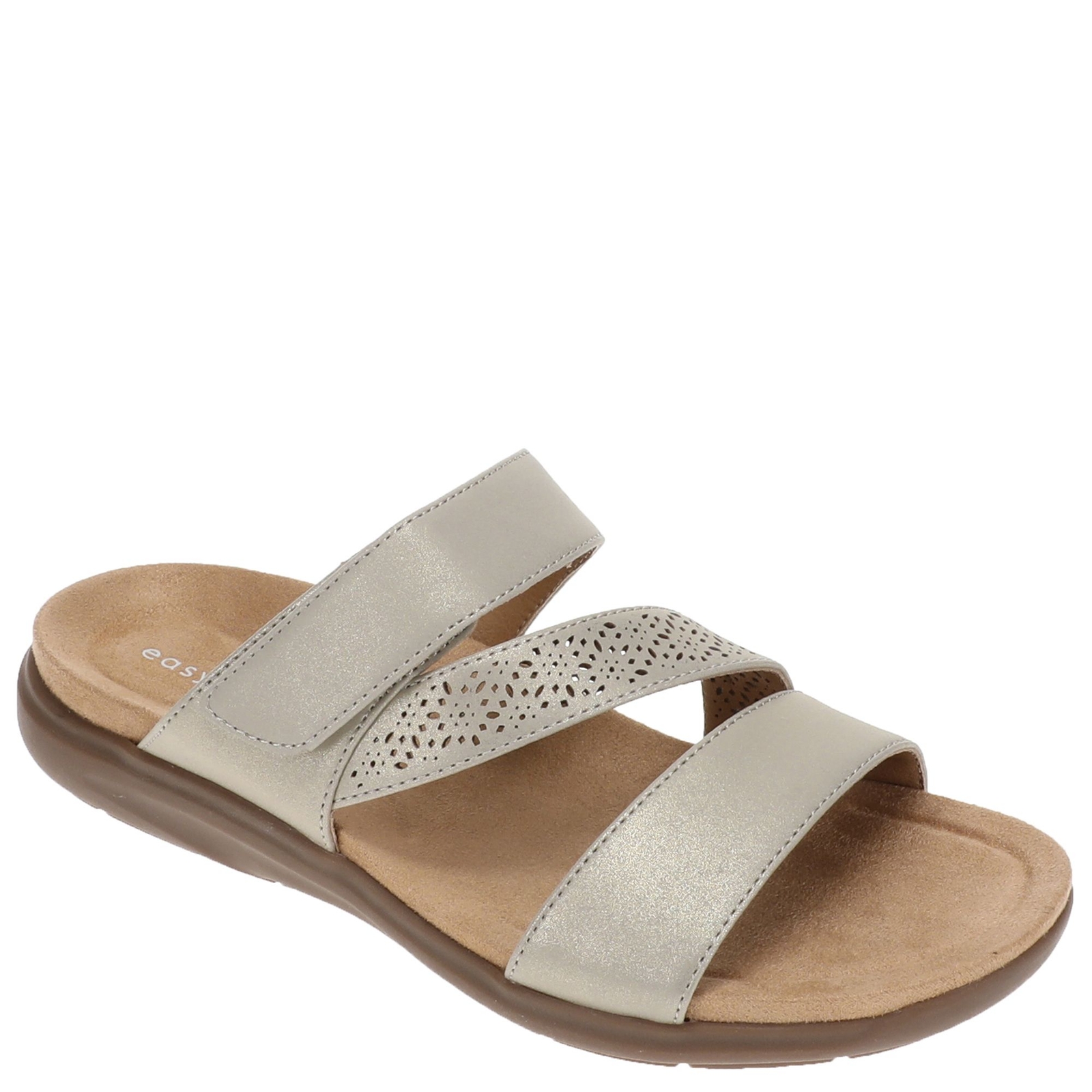 Easy Spirit West - Womens 8 Gold,Metallic Sandal Medium