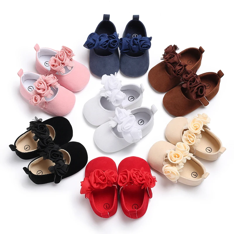 Süße Mary Jane-Babyschuhe mit Schleife – lässiges Set mit weichem Boden, Wanderschuhe, Schwarz, Rosa, Weiß, Rot, geeignet für Frühling/Herbst