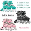 Erwachsene Inline-Rollschuhe Anfänger Outdoor-Skating-Skate-Schuhe Professionelle LKWs Pu Street Free Style Sneakers mit 4 Rädern