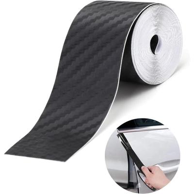 Tigrezy - Selbstklebende Carbonfolie, 3 cm x 5 m, Auto-Einstiegsleistenschutz,