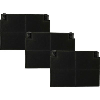 Vhbw - 3x Aktivkohlefilter kompatibel mit Electrolux EFG5529X, EFG5530X, EFG514G, EFG70023S, Image