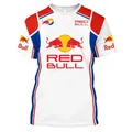 T-shirt d'été pour hommes Red Bull T-shirt de sport extrême Red Bull imprimé en 3D T-shirt de course surdimensionné à manches courtes vêtements Red Bull