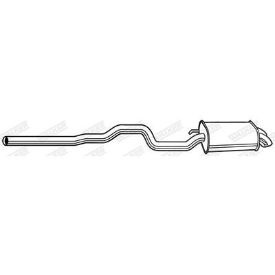 Walker Endschalldämpfer [Hersteller-Nr. 23684] für VW Image