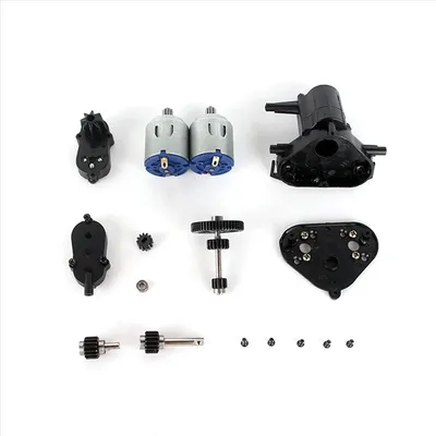 Metal Gear 2 Speed Gearbox Speed Change Transmission for LDRC P06 LD-P06 LD1201 Unimog 1/12 RC Car
