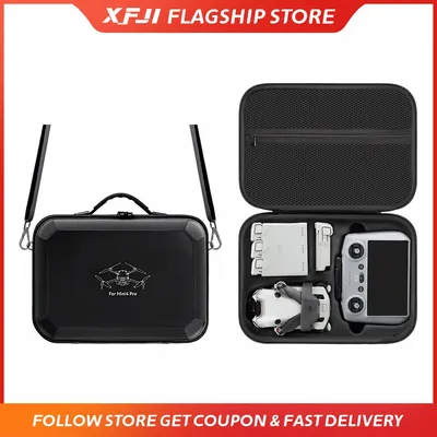For DJI Mini 4 Pro Carrying Case Hard EVA Storage Bag Drone Remote Control Box Protective Travel