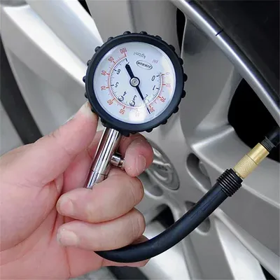 100Psi Car Tyre Air Pressure Tester High-precision Long Tube Tire Gauge Meter For Auto Motorcycle