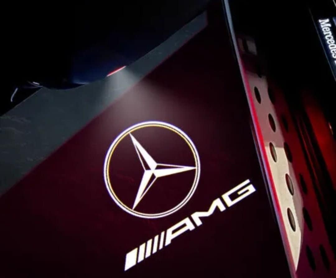 "Mercedes \"AMG\" W223 Luci di benvenuto Proiettori logo portiera Proiettori LED Luci portiera Luci di ingresso Luci LED per auto"