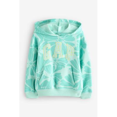 Gap Girls Green Vintage Relaxed Hoodie (4-13yrs) - Green