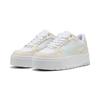 Sneaker PUMA "KARMEN II IDOL", Gr. 38,5, puma weiß, peaceful blau, alpine snow, sportlich, Schuhe
