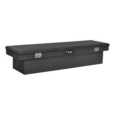 UWS Truck Tool Box Aluminum Powdercoated Black Diamond Plate Standard Series, nan, EC10442