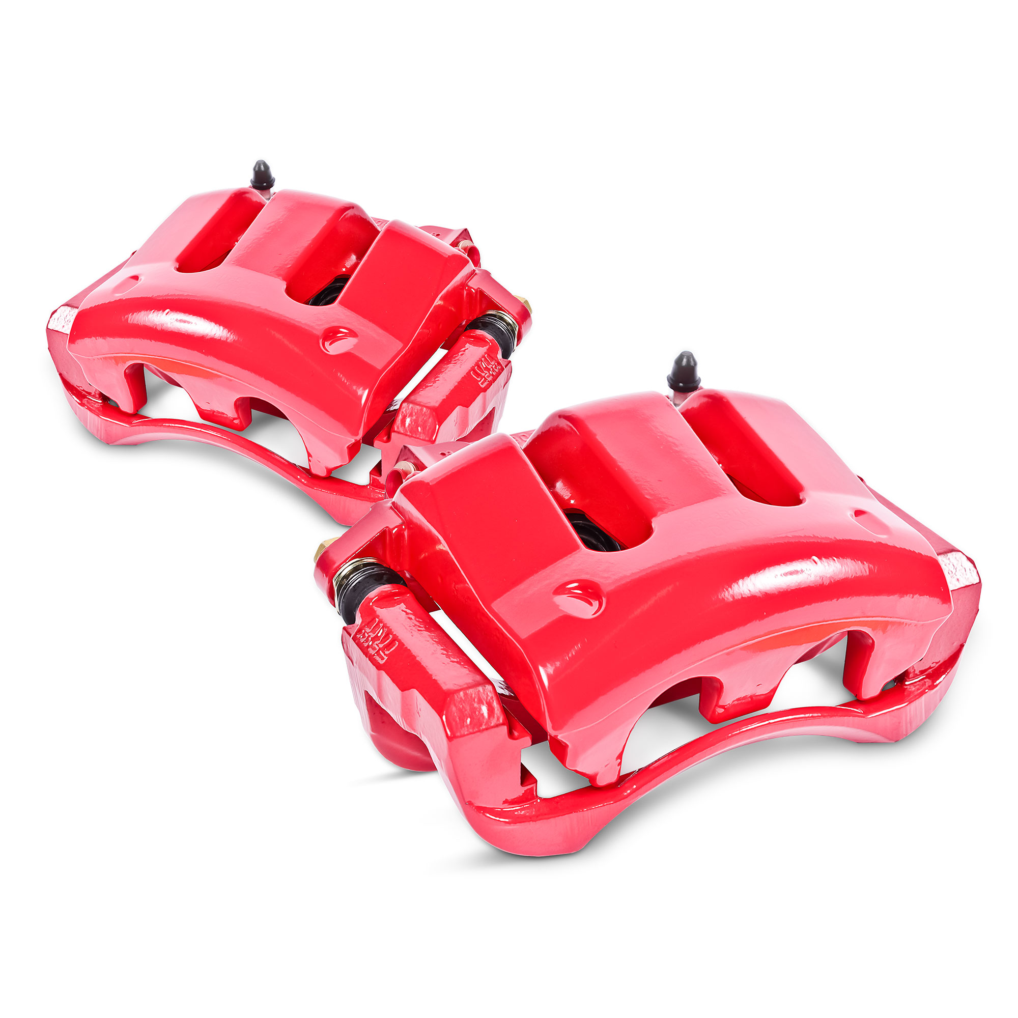 Powerstop Brake Caliper Powercoated Red & Hardware Performance Series, Front, 90-day / 3000-mile limited warranty S3360