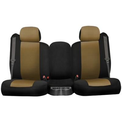 Seat Designs Cover Made of Neosupreme Tan Insert With Black Sides Series, Third Row, 1-year limited warranty K335-08-0ZTB